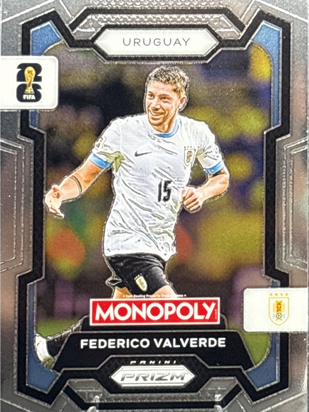 Panini Prizm Monopoly Federico Valverde Soccer Card